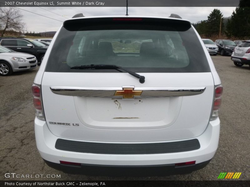 Summit White / Dark Gray 2007 Chevrolet Equinox LS