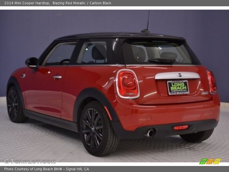 Blazing Red Metallic / Carbon Black 2014 Mini Cooper Hardtop