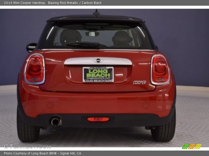 Blazing Red Metallic / Carbon Black 2014 Mini Cooper Hardtop
