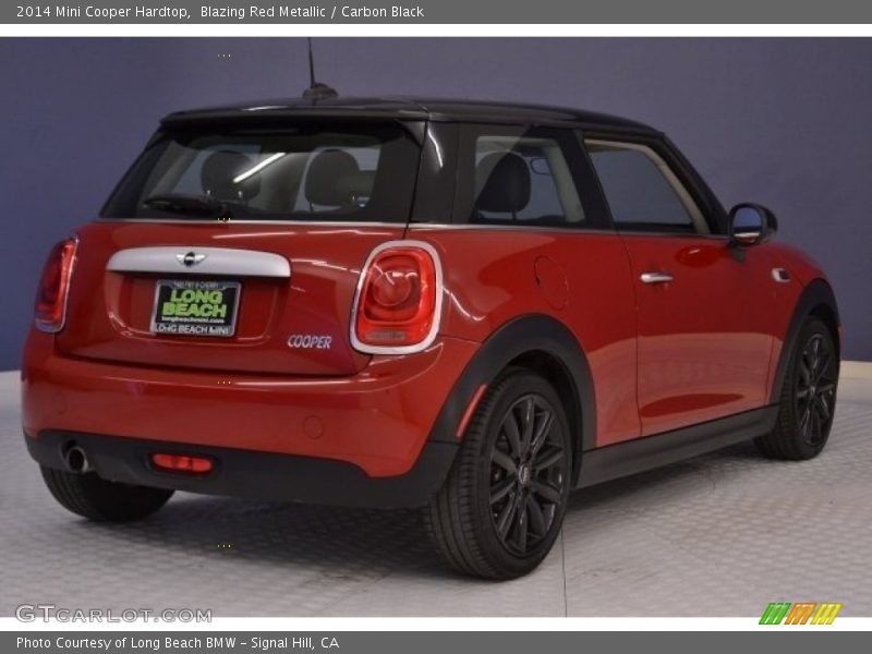 Blazing Red Metallic / Carbon Black 2014 Mini Cooper Hardtop