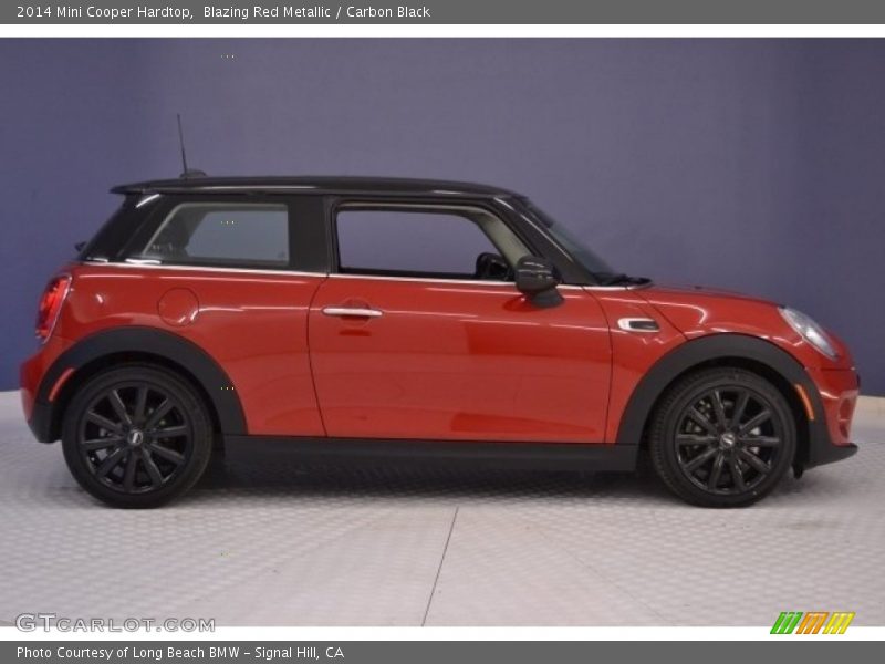Blazing Red Metallic / Carbon Black 2014 Mini Cooper Hardtop