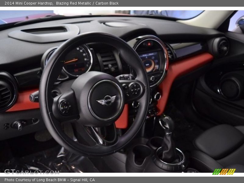 Blazing Red Metallic / Carbon Black 2014 Mini Cooper Hardtop