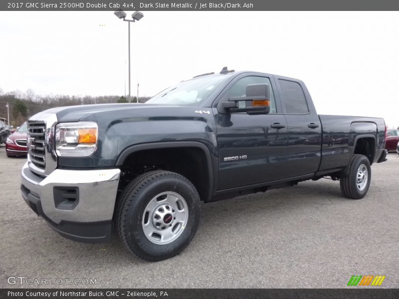 Dark Slate Metallic / Jet Black/Dark Ash 2017 GMC Sierra 2500HD Double Cab 4x4