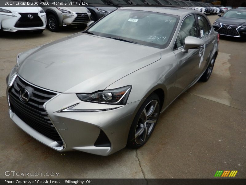 Atomic Silver / Black 2017 Lexus IS 300 AWD