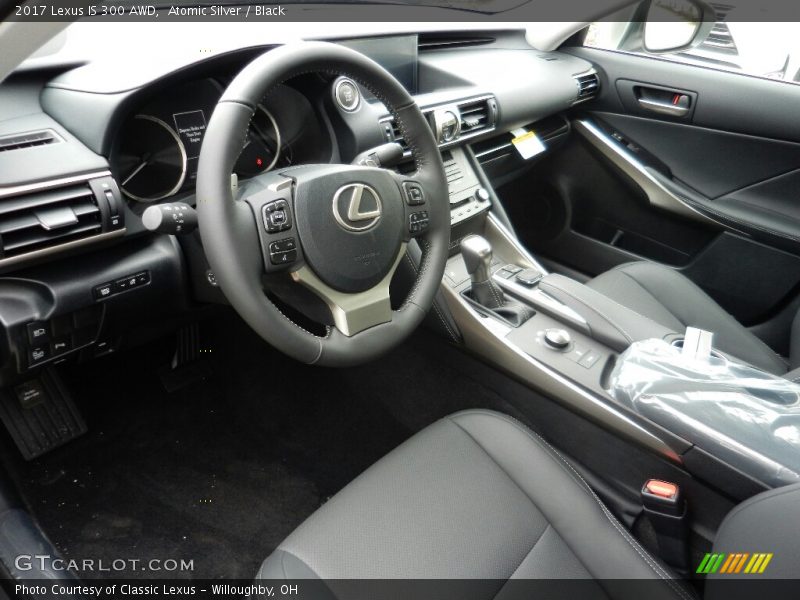 Atomic Silver / Black 2017 Lexus IS 300 AWD