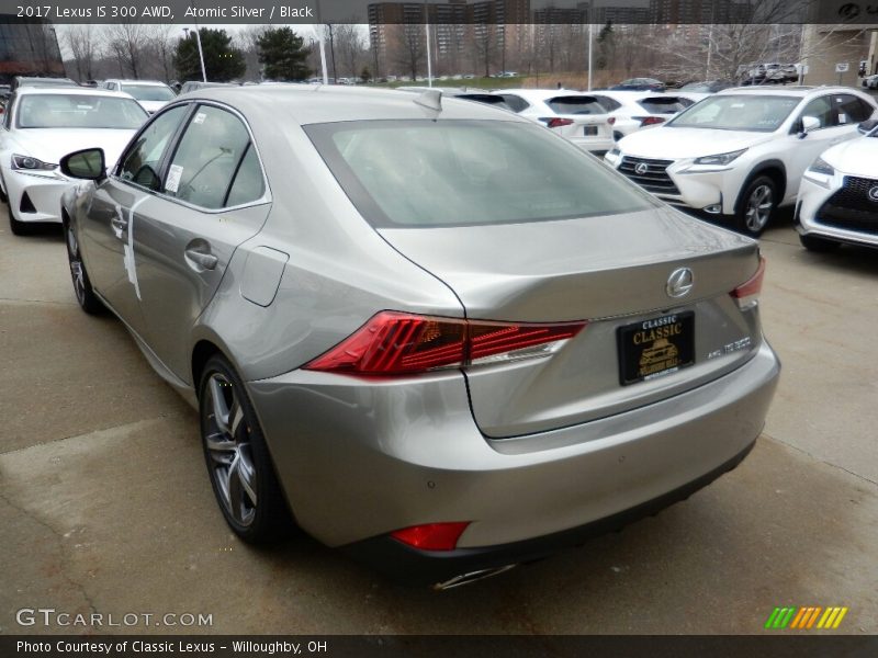 Atomic Silver / Black 2017 Lexus IS 300 AWD