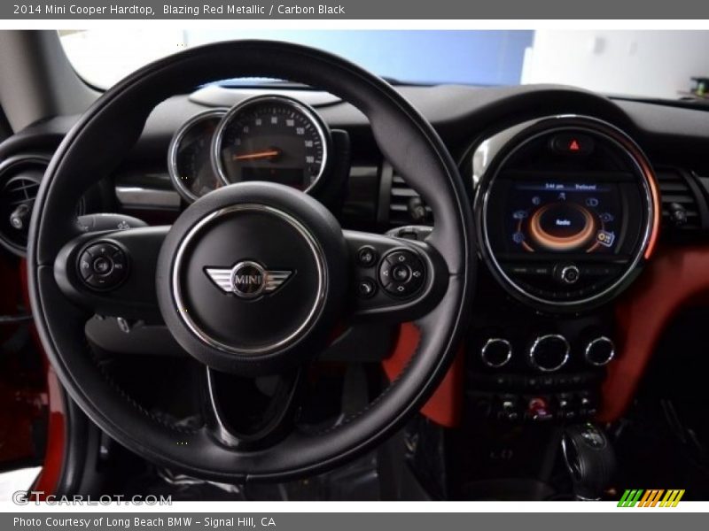 Blazing Red Metallic / Carbon Black 2014 Mini Cooper Hardtop