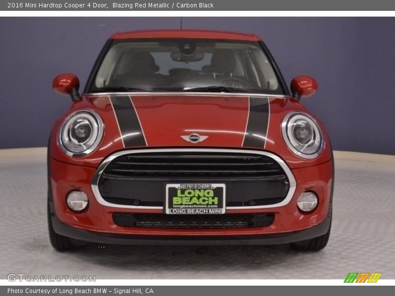 Blazing Red Metallic / Carbon Black 2016 Mini Hardtop Cooper 4 Door