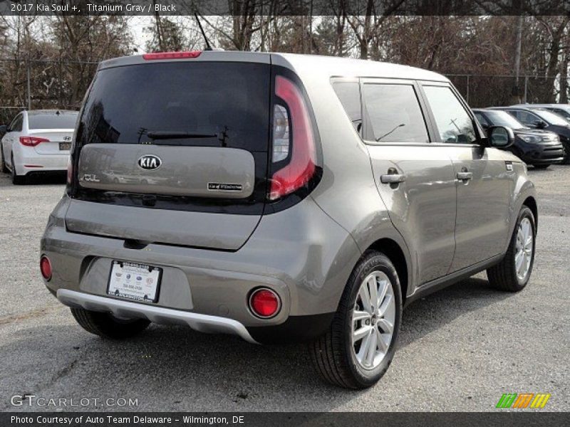 Titanium Gray / Black 2017 Kia Soul +