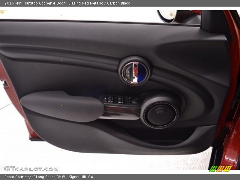 Blazing Red Metallic / Carbon Black 2016 Mini Hardtop Cooper 4 Door