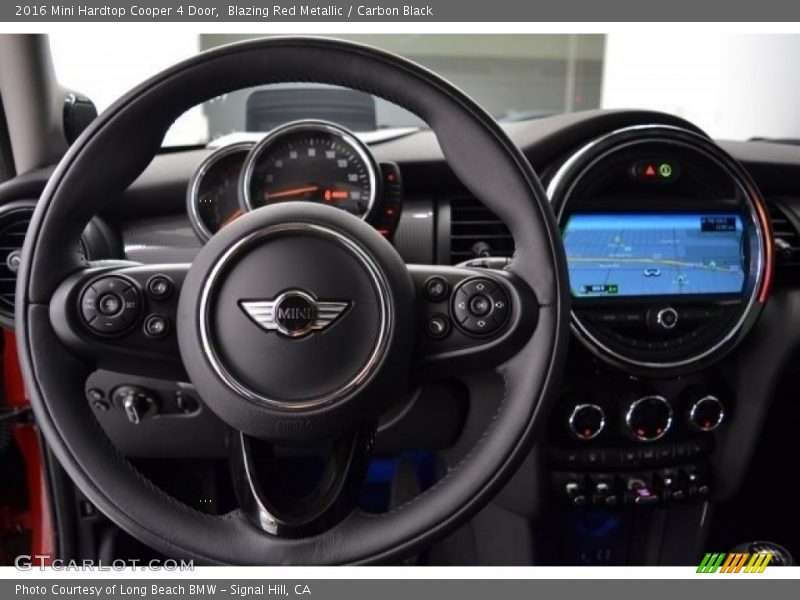 Blazing Red Metallic / Carbon Black 2016 Mini Hardtop Cooper 4 Door