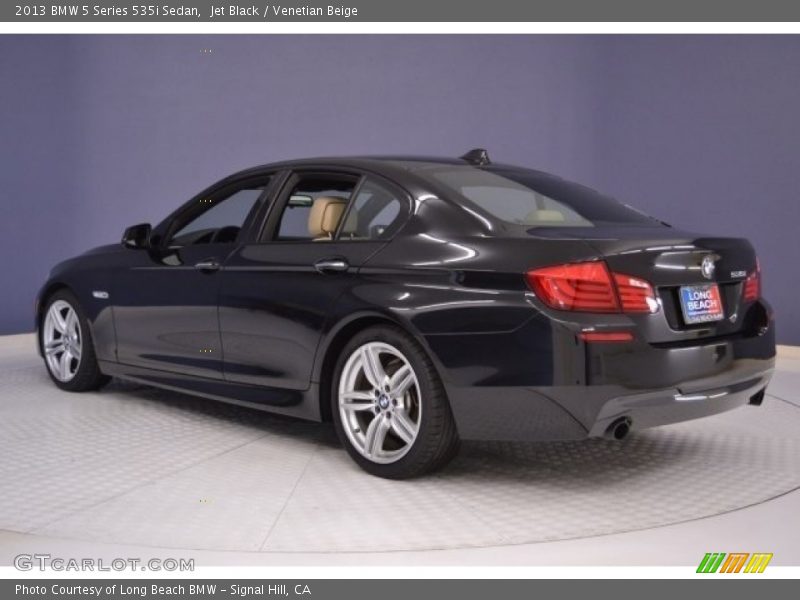 Jet Black / Venetian Beige 2013 BMW 5 Series 535i Sedan