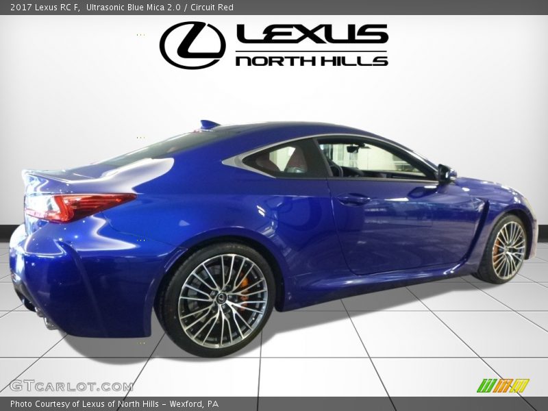Ultrasonic Blue Mica 2.0 / Circuit Red 2017 Lexus RC F