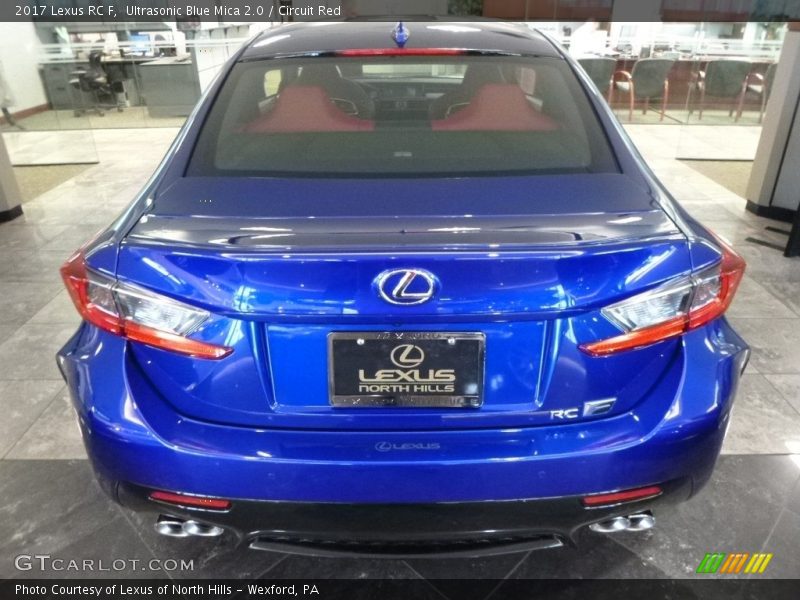 Ultrasonic Blue Mica 2.0 / Circuit Red 2017 Lexus RC F