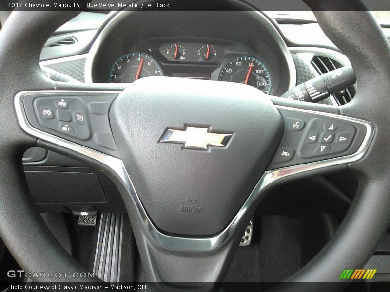Blue Velvet Metallic / Jet Black 2017 Chevrolet Malibu LS