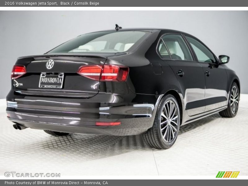 Black / Cornsilk Beige 2016 Volkswagen Jetta Sport