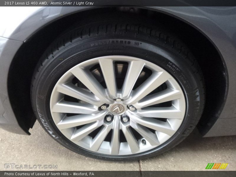Atomic Silver / Light Gray 2017 Lexus LS 460 AWD