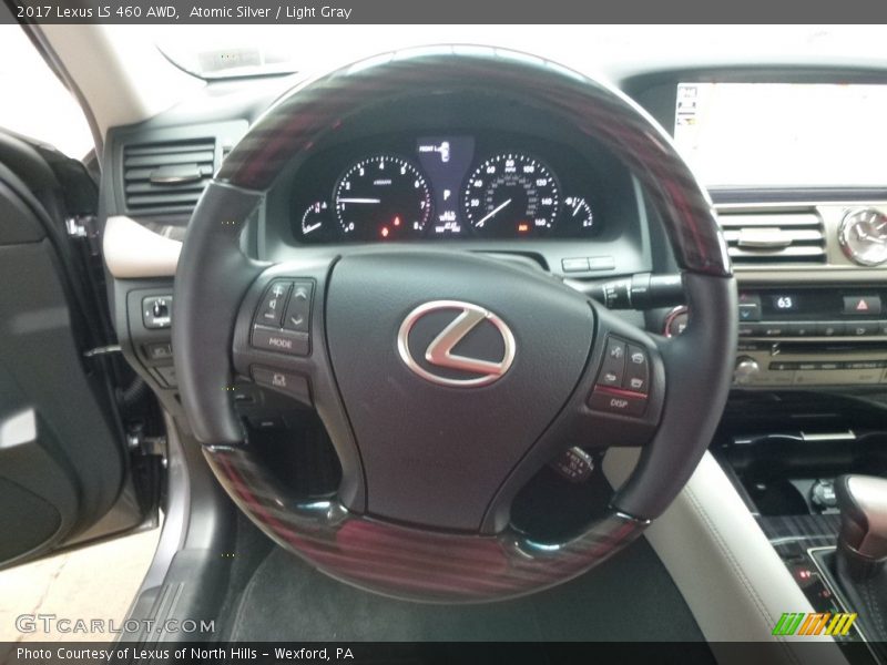 Atomic Silver / Light Gray 2017 Lexus LS 460 AWD