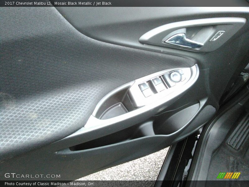 Mosaic Black Metallic / Jet Black 2017 Chevrolet Malibu LS