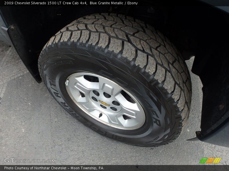 Blue Granite Metallic / Ebony 2009 Chevrolet Silverado 1500 LT Crew Cab 4x4