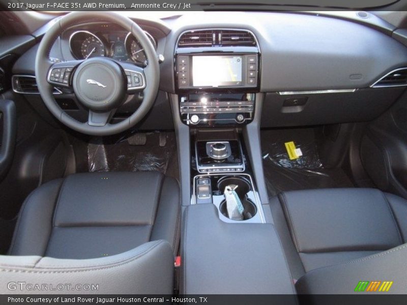 Ammonite Grey / Jet 2017 Jaguar F-PACE 35t AWD Premium