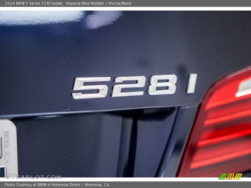 Imperial Blue Metallic / Mocha/Black 2014 BMW 5 Series 528i Sedan