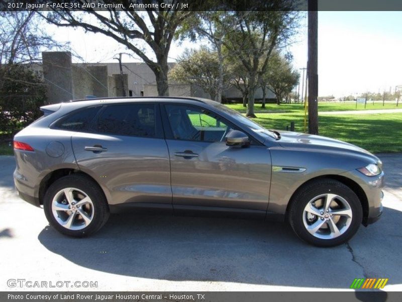 Ammonite Grey / Jet 2017 Jaguar F-PACE 35t AWD Premium
