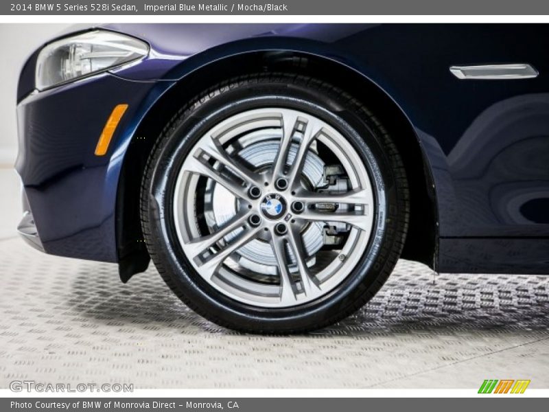 Imperial Blue Metallic / Mocha/Black 2014 BMW 5 Series 528i Sedan