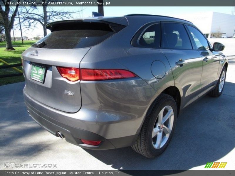 Ammonite Grey / Jet 2017 Jaguar F-PACE 35t AWD Premium