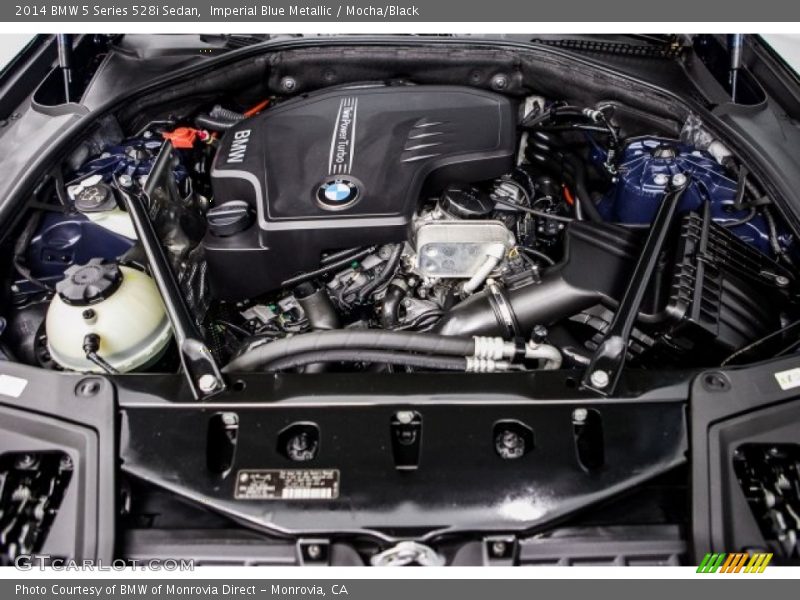 Imperial Blue Metallic / Mocha/Black 2014 BMW 5 Series 528i Sedan