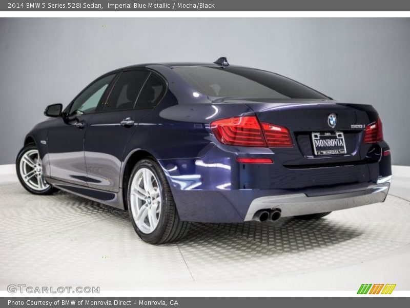 Imperial Blue Metallic / Mocha/Black 2014 BMW 5 Series 528i Sedan