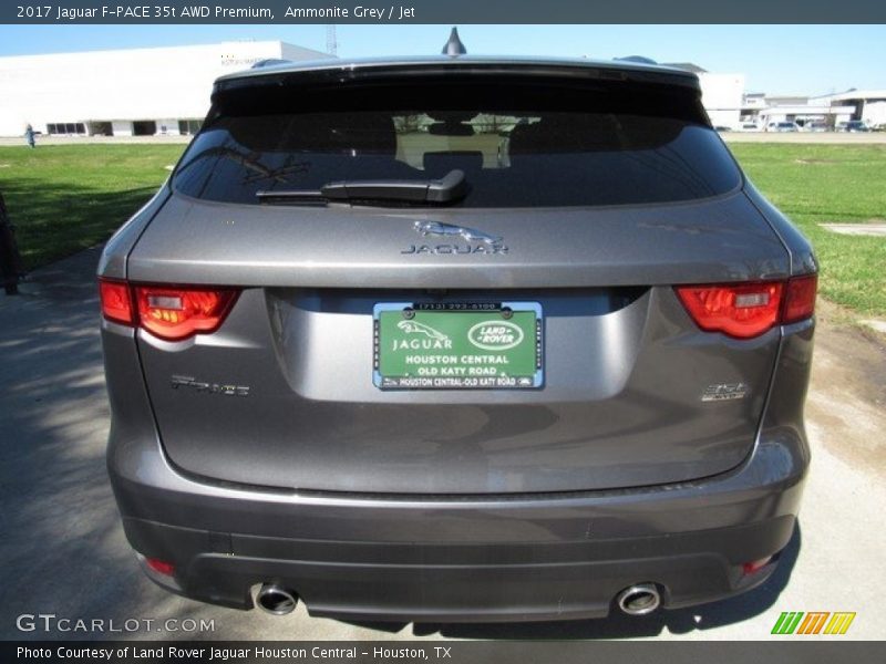 Ammonite Grey / Jet 2017 Jaguar F-PACE 35t AWD Premium