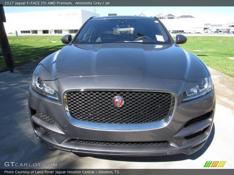 Ammonite Grey / Jet 2017 Jaguar F-PACE 35t AWD Premium