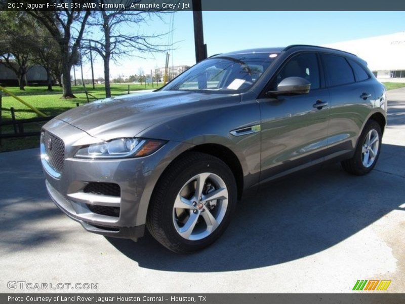 Ammonite Grey / Jet 2017 Jaguar F-PACE 35t AWD Premium