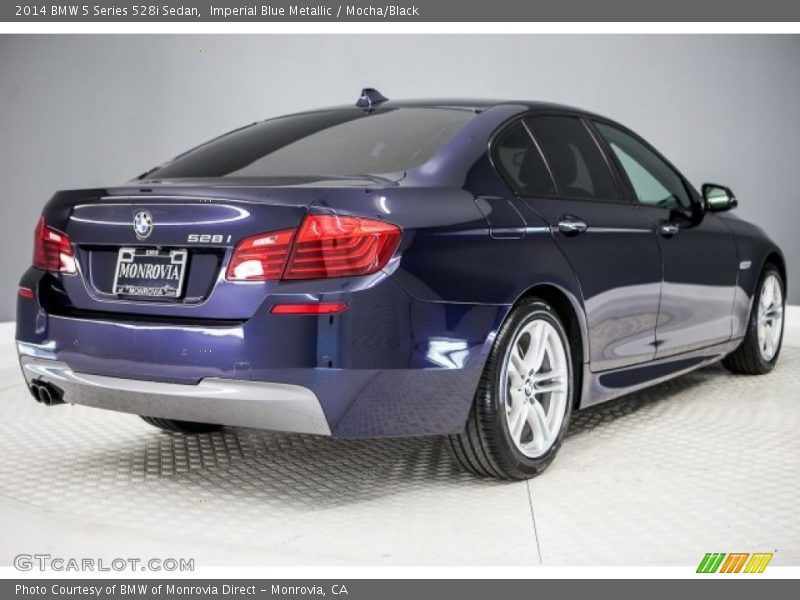 Imperial Blue Metallic / Mocha/Black 2014 BMW 5 Series 528i Sedan