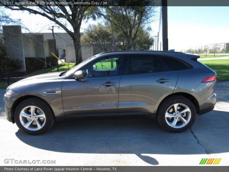 Ammonite Grey / Jet 2017 Jaguar F-PACE 35t AWD Premium