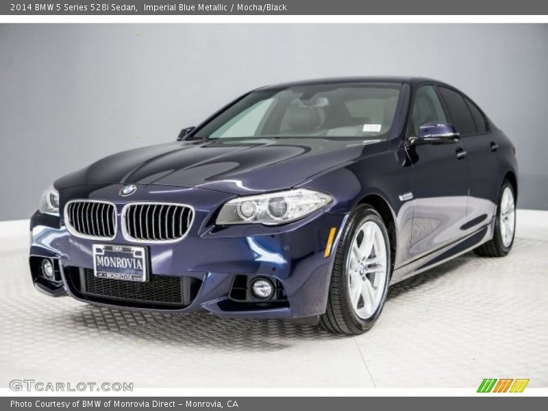 Imperial Blue Metallic / Mocha/Black 2014 BMW 5 Series 528i Sedan