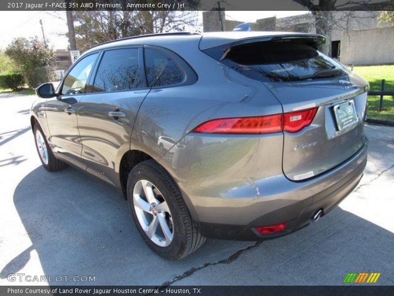 Ammonite Grey / Jet 2017 Jaguar F-PACE 35t AWD Premium