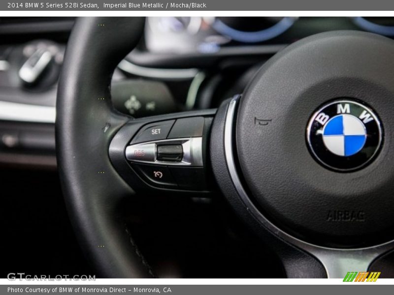 Imperial Blue Metallic / Mocha/Black 2014 BMW 5 Series 528i Sedan