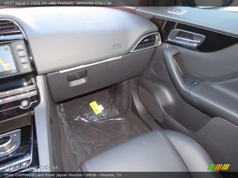 Ammonite Grey / Jet 2017 Jaguar F-PACE 35t AWD Premium