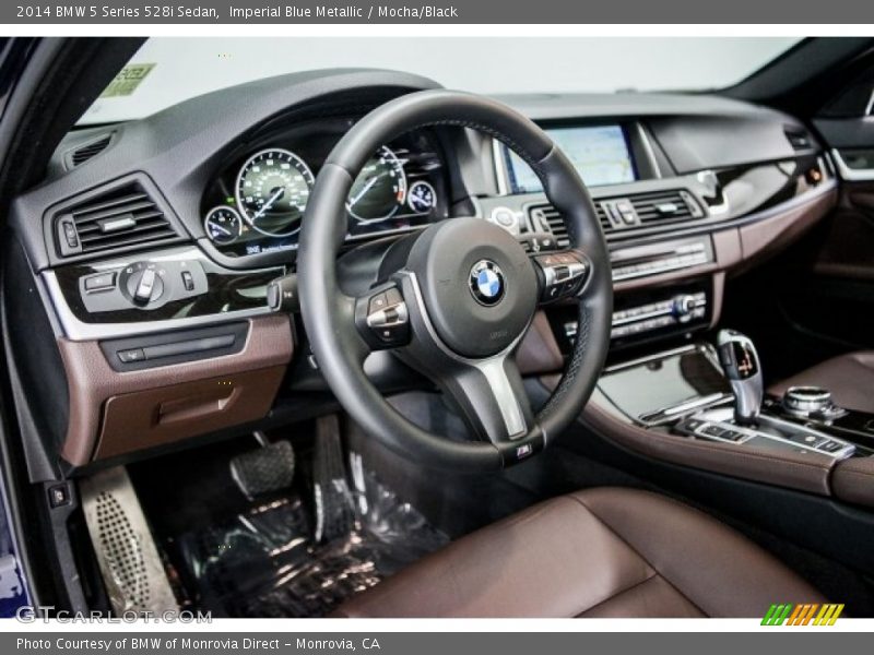 Imperial Blue Metallic / Mocha/Black 2014 BMW 5 Series 528i Sedan