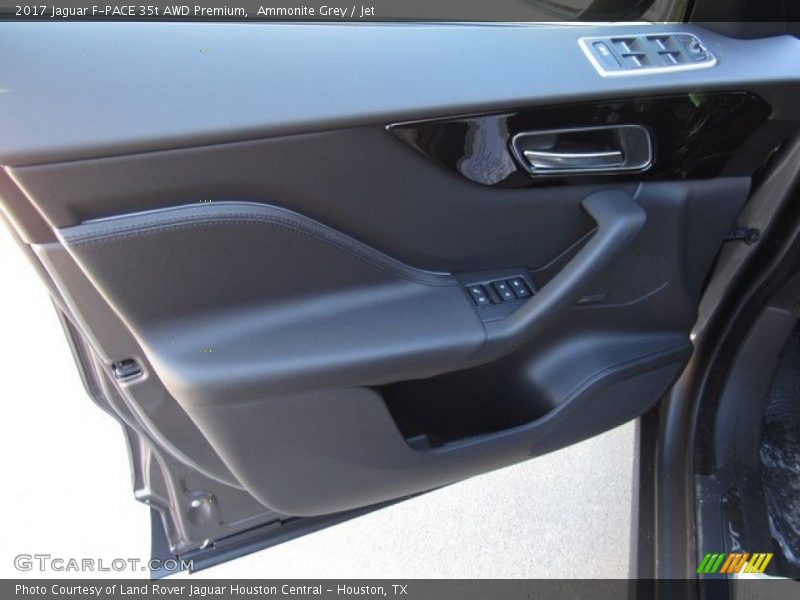 Ammonite Grey / Jet 2017 Jaguar F-PACE 35t AWD Premium