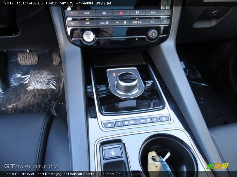 Ammonite Grey / Jet 2017 Jaguar F-PACE 35t AWD Premium