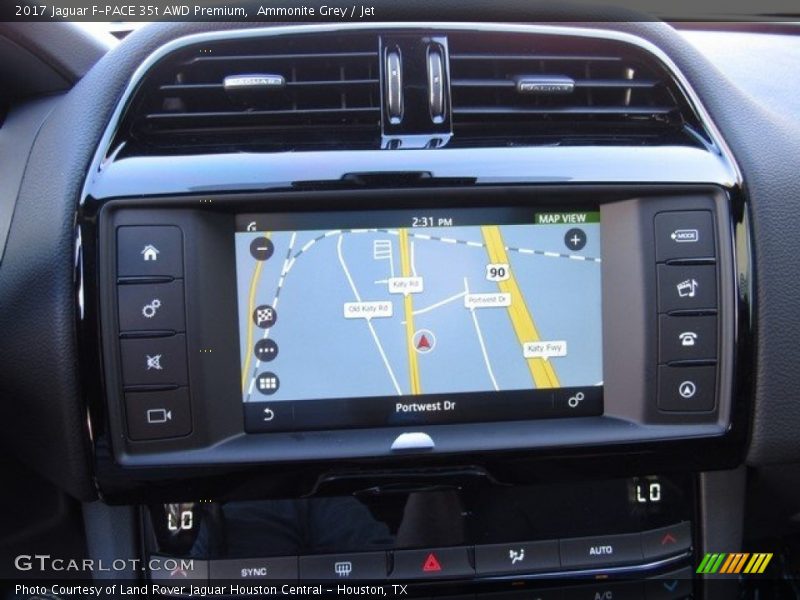 Ammonite Grey / Jet 2017 Jaguar F-PACE 35t AWD Premium