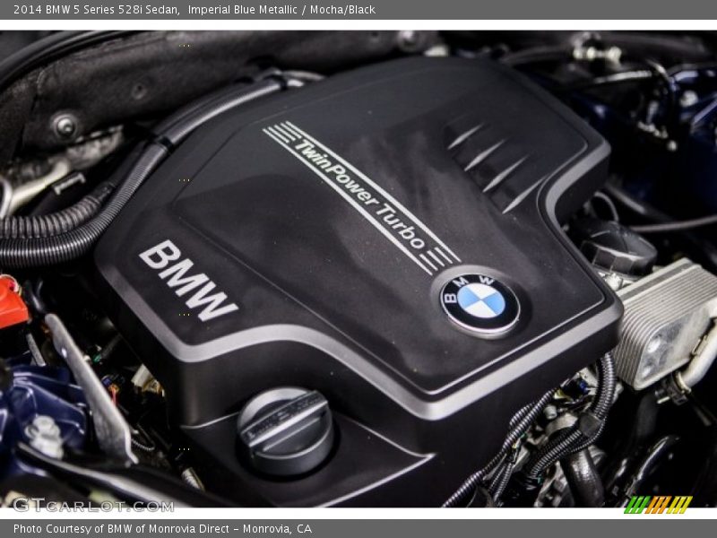 Imperial Blue Metallic / Mocha/Black 2014 BMW 5 Series 528i Sedan