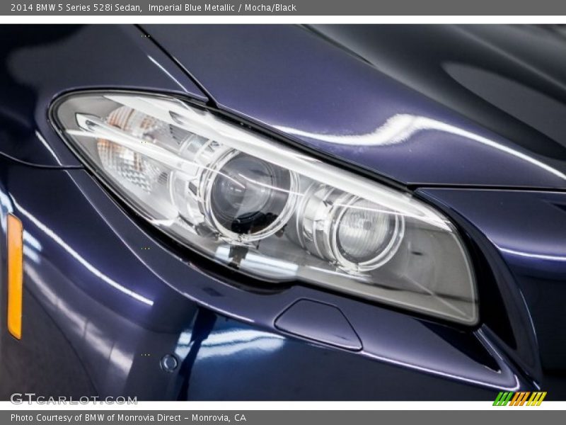 Imperial Blue Metallic / Mocha/Black 2014 BMW 5 Series 528i Sedan