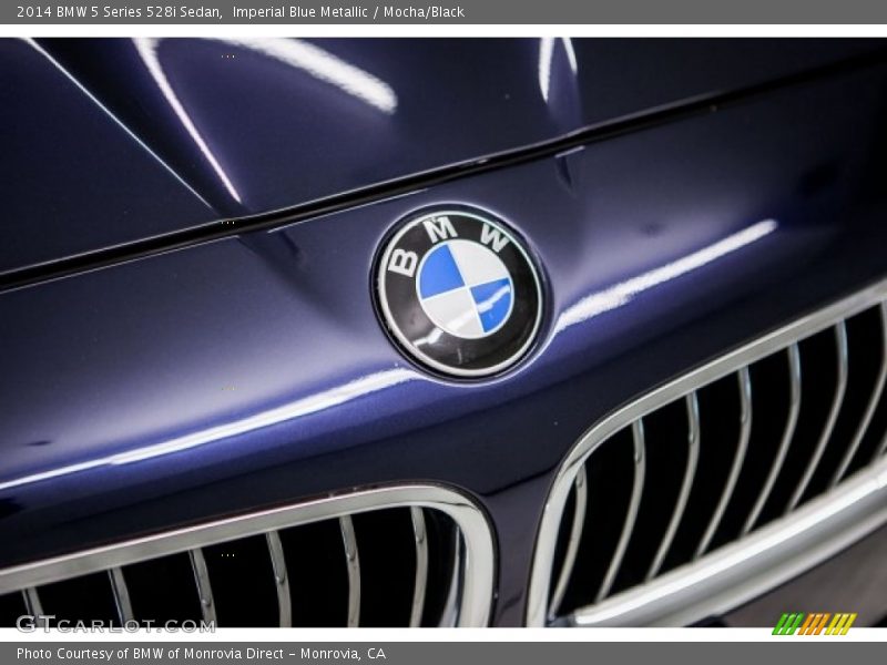 Imperial Blue Metallic / Mocha/Black 2014 BMW 5 Series 528i Sedan