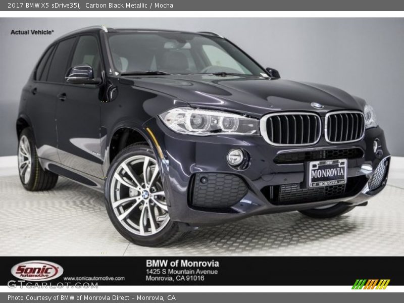 Carbon Black Metallic / Mocha 2017 BMW X5 sDrive35i