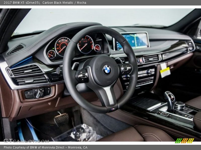 Carbon Black Metallic / Mocha 2017 BMW X5 sDrive35i