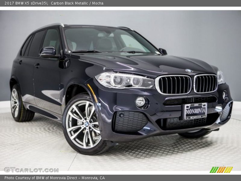 Carbon Black Metallic / Mocha 2017 BMW X5 sDrive35i